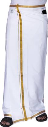 GREEN TEE men solid dhoti Solid Men Dhoti