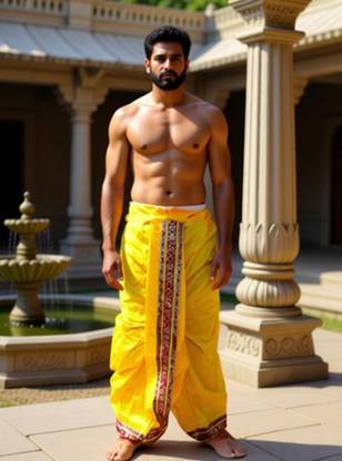 AMIT ONLINE Men Dhoti