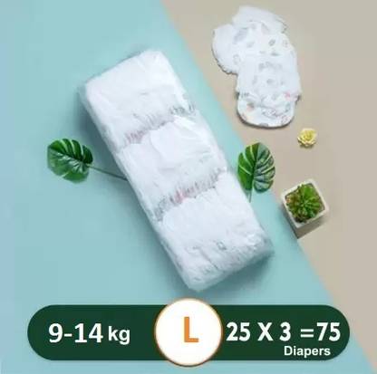 CRYLESS Baby Diaper Pants Double Layer Leakage Protection High Absorb Technology - L