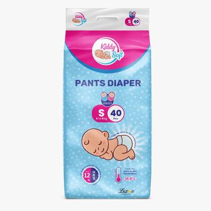 KiddySoft Soft & Comfortable Baby Pant Diapers - S