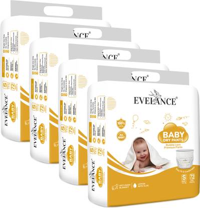 EVELANCE Baby Dry Pants Small Size Bubble sheet care pants, for 4-8kg Baby Weight - S