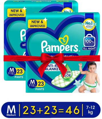 Pampers Baby Diaper pants Medium 46 - M