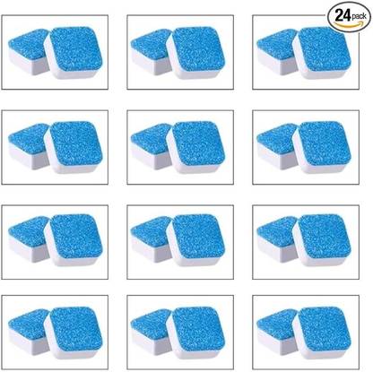 Ascendant 24 Pcs Effervescent Washing Machine Cleaner Tablets | Removes Limescale Dishwash Bar