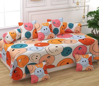 Rabhnoor Polycotton Abstract Diwan Set