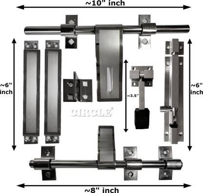 Circle Stainless Steel Door Handle