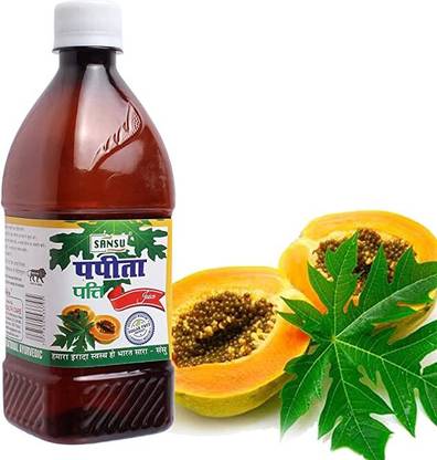 Sansu Papaya Leaf Help Symptoms Dengue Fever, Blood Platelet level 500ml