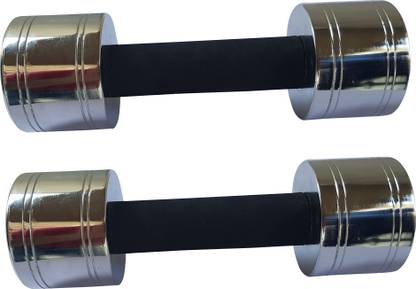wWAR - 10 kg Home Gym Dumbbell Set Fixed Weight Dumbbell