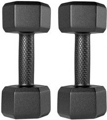 DCS Pro FITNESS (1kg Pair) Dumbbell Set - 1 Pair of Dumbbells - best for Home FITNESS Fixed Weight Dumbbell