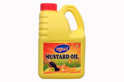 raghookul 100% Pure and Natural Processed Daily Cooking Oil (2L) Mustard Oil Can