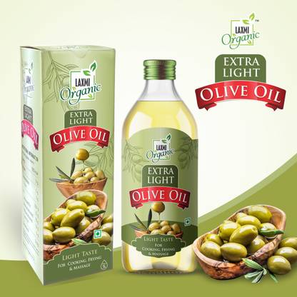 LAXMI ORGANIC Extra light OLIVE OIL Jaitun tail skin hair treatment virgin baby body massage