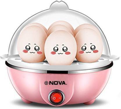 Rahi Fashion This Instant Egg Boiler from Nova is an all new appliance with a flat heating plate which helps in boiling eggs faster than any other ordinary egg cooker .The device is ideal for your homes, hostels as well as hotel rooms. This egg boiler is an ideal appliance to fulfil your nutritional needs. Egg Cooker