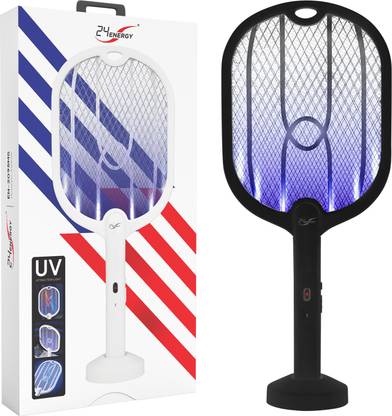 24 ENERGY Mosquito Bat with 6 UV Light, Lithium Battery, Energy-Efficient Mode Electric Insect Killer Indoor, Outdoor