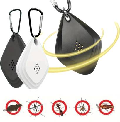 MAQOiW Ultrasonic Pest Repellent Machine, Anti Mosquito Insect Repellent Keychain, Electric Insect Killer Indoor, Outdoor