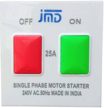 jmD Gold Motor Starter Single Phase Switch 25 Amp 240V AC.50Hz 440 A Two Pin Socket