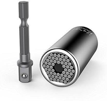 g mall Universal All in 1 Sockets Suitable For All Types Of Nuts Universal Wrench Single Sided Socket Wrench