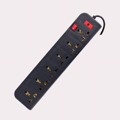 LAZYwindow High Quality Extension Board 6+1 with 230cm Wire Length 3 Pin Pack of 1, 6  Socket Extension Boards