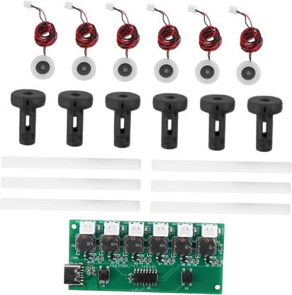 Roboway USB Humidifier Module 6 in 1 Atomization Plate Mist Maker 5V High Performance Electronic Components Electronic Hobby Kit