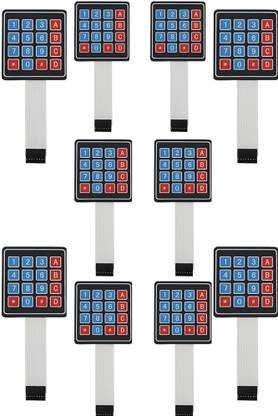 R&D Matrix Keypad Membrane Switch 4×4 |16 Key Switch keypad Module(10PCS) Electronic Components Electronic Hobby Kit