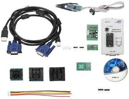 DHRUV-PRO RT809F ISP Special Programmer Multi-Function with SOP8 Test Clip Electronic Components Electronic Hobby Kit