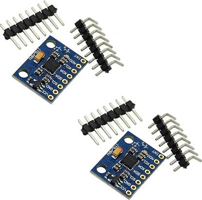 R&D 2 PCS GY-521 GYROSCOPE AND ACCELEROMETER MPU6050 SENSOR Electronic Components Electronic Hobby Kit