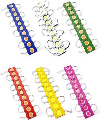 StrawHat (60 Pieces) 24 Volt 2.4 Watt DC Coin LED Module Light Lamp For Multipurpose Use Light Electronic Hobby Kit