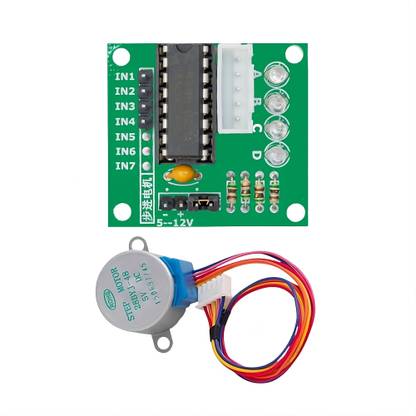 Floricx 5V/12V Stepper Motor 28BYJ-48 with ULN2003A Driver 3D Printers CNC Automation Stepper Motor