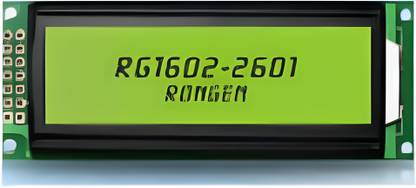 R&D 16X2 (RG1602A) Lcd Module Hd44780 Green Display Diy Pack of 1 Electronic Components Electronic Hobby Kit