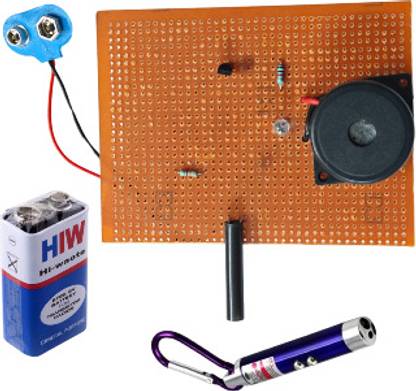 ERHIndia Laser Security Alarm Science Project Working Model Kit for Class Students