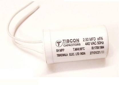 ERHIndia 2 Pcs 2.5 mfd Fan Capacitor for Ceiling Fan 2.5 Micro Farad Capacitor Electronic Components Electronic Hobby Kit