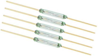 INVENTO 10Pcs Digital Magnetic Reed Switch Sensor SPST 2 Pins NO Automotive Electronic Hobby Kit