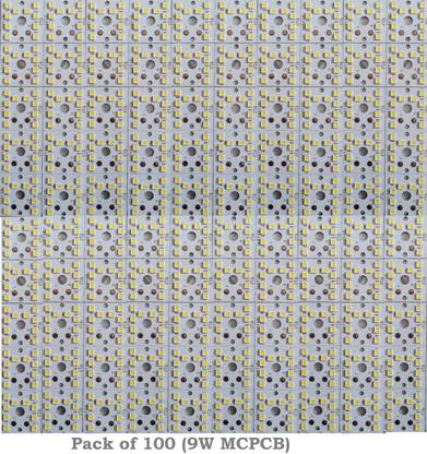 EASTRA (pack of 100 ) 9w MCPCB Led Raw Material For Led Bulb Light PREMIUM QUALITY Electronic Components Electronic Hobby Kit