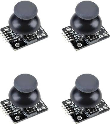 R&D JoyStick 5Pin Breakout Module Shield PS2 Joystick Game Controller pack of 4 Electronic Components Electronic Hobby Kit