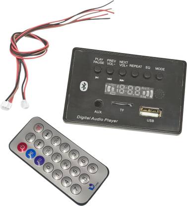 ERHIndia Bluetooth FM MP3 Amplifier Kit USB Aux Player Module Card with IR Remote MP3 Player