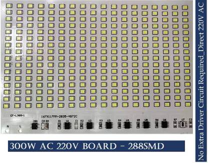 EASTRA 288 SMD led circuit board kit for 300 watt led light or 300w Led flood light out Electronic Components Electronic Hobby Kit