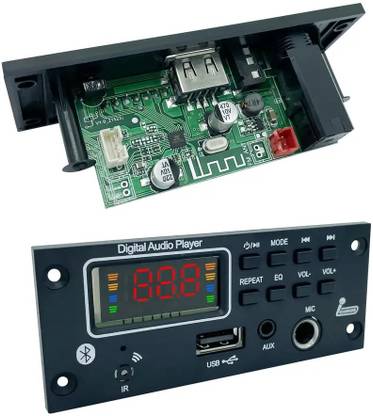 EASTRA BlueTooth TF USB,FM MIC AUX MP3 Player 5V 12V Decoding Module Decoder Board Electronic Components Electronic Hobby Kit