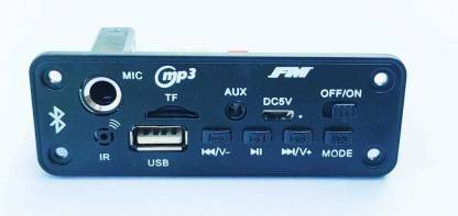 VRcare BLUETOOTH MODULE WITH MIC SLOT , TWO 5 WATT SEPAKER OUTPUT , SD CARD Electronic Components Electronic Hobby Kit