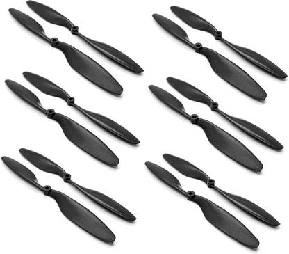 INVENTO 6 pairs Nylon 8045 L/R 8" x4.5 8 inch Propeller CW CCW Prop for Multi-rotor F450 Quadcopter Hexa Octa Automotive Electronic Hobby Kit