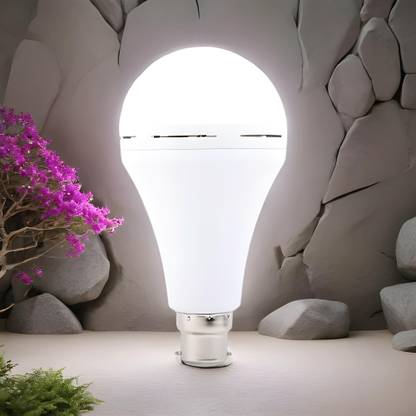 GUGGU Charging Bulb 9W LED with 1200mAh battery 4 hrs emergency light backup bulbQQ348 4 hrs Bulb Emergency Light