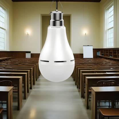 YAROH Emergency Bulb 9W LED 1200mAh battery 4 hrs emergency light backup bulbDZ462 4 hrs Bulb Emergency Light