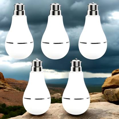 FRONY Charging Bulb 9W LED 1200mAh battery 4 hrs emergency light Pack of 5 bulbAK235 4 hrs Bulb Emergency Light