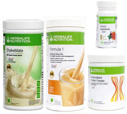 Herbalife Nutrition FORMULA1 ROSEKHEER500 PROTIEN 200 GAFRESHENERGYDRINK TULSI50 +SHAKEMATE 500 G Whey Protein