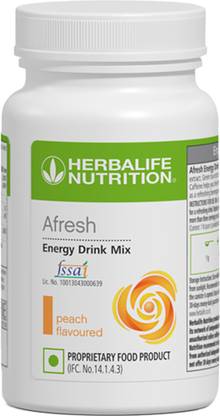 HERBALIFE AFRESH ENERGY DRINK MIX PEACH FLAVOR Energy Drink