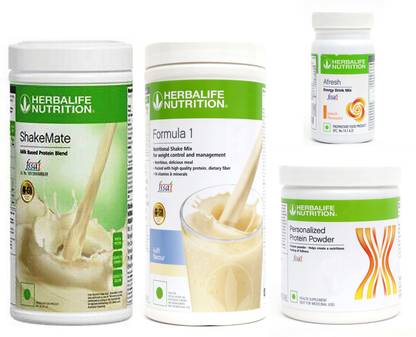 Herbalife Nutrition FORMULA1 KULFI 500 PROTIEN 200 GAFRESHENERGYDRINK PEACH 50 +SHAKEMATE 500 G Whey Protein