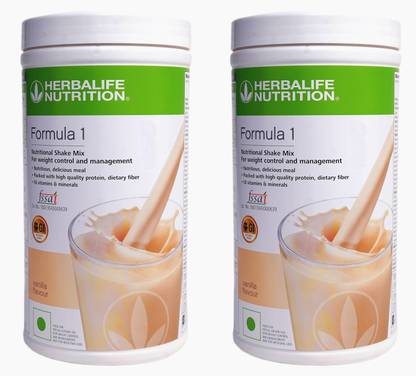 HERBALIFE Formula 1 Nutritional Shake Mix - Vanilla Flavor Combo Pack Of 2 For Weight Loss Nutrition Drink