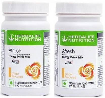 HERBALIFE Afresh Energy Drink Powder Plant-Based ProteinÂ Â (100 g, Ginger) Nutrition Drink