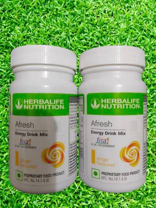 HERBALIFE NUTRITION Afresh Energy Drink - ginger Flavor Combo Pack Of 2 Energy Drink