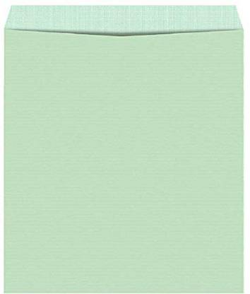 JSMSH Green Clothlined Envelope (Regular Cloth) Size : 16 x 12 inches - Pack of 100 Envelopes
