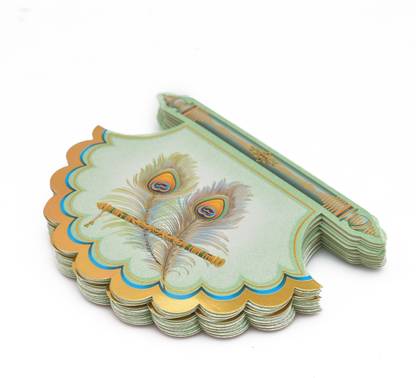 Anand Cards Peackock design Shagun Money Envelope Pocket size Fancy in Paper Envelopes