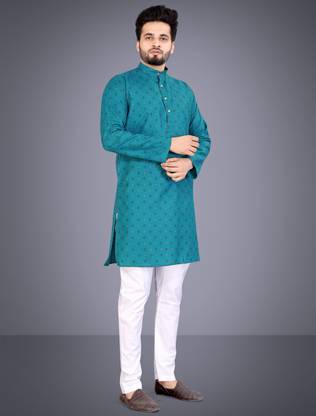 Men Kurta and Pyjama Set