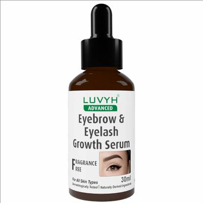 LUVYH Eyebrow & Eyelash Growth Serum - (With Castor Oil, 100% Pure and Natural Oils)